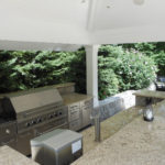 Outdoor Kitchen with Bar