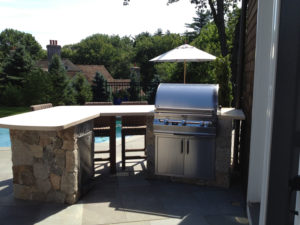 Outdoor Kitchen Grill & Countertop